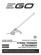 EGO STA1600 String Trimmer Attachment User manual
