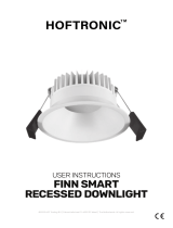 HOFTRONIC RGBWW Finn Smart Recessed Downlight User manual