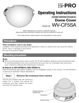 i-PRO i PRO WV-CF5SA Dome Cover User manual