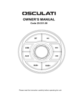 OSCULATI 29.531.00 Bluetooth Dashboard Amplifier Owner's manual