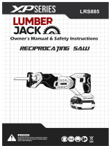 Lumber Jack LRS885 Reciprocating Saw Owner's manual
