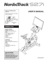 NordicTrack NTEX02722-INT User manual