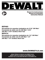 DeWalt DCF414B User manual