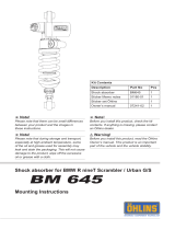 HLINSBM 645 Shock Absorber for BMW R NineT Scrambler