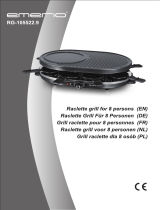 Emerio RG-105522.9 Raclette Grill for 8 Persons User manual