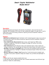 ANENG M167 Smart Digital Multimeter User manual