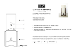 Lavish Home HW1000084 Operating instructions