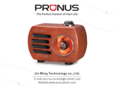 PRONUS R-818 Retro Mini FM Radio User manual
