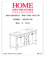 Home Decorators Collection 2662000410 Operating instructions