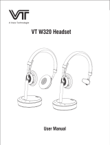 VBET W320 Wireless Headset User manual