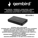 Gembird EE3-U3S-3 External USB 3.0 Enclosure User manual