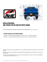 AWE Exhaust Suite For The Gen 3 Toyota Tacoma Installation guide