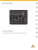 Behringer X-TOUCH COMPACT Universal USB-MIDI Controller User guide