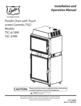 Duke TSC-6/18M Proofer Oven User manual