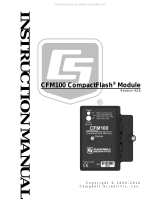 Campbell CFM100 Control Unit CompactFlash User manual