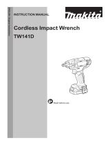 Makita TW141D Cordless Impact Wrench User manual