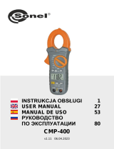 Sonel CMP-400 User manual