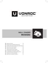 Vonroc WC503AC Wall Chaser User manual