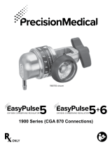 PrecisionMedical1900 Series EasyPulse5, EasyPulse5plus6 Oxygen Conserving Regulator