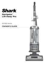 Shark NV390 Series Navigator Lift-Away Pro Upright Vacuum User manual