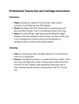 ExperTexture 3033 Operating instructions