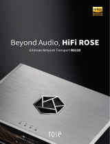 HiFi Rose RS130 Owner's manual