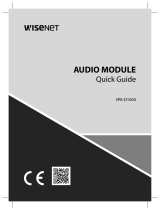 Wisenet SPA-D1000 Audio Module User guide