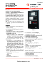 Notifier NFS2-640-E Intelligent Addressable Fire Alarm System Owner's manual