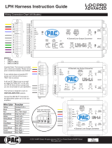 PAC LPHTY01 LocPro Advanced T Harness User manual