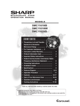 Sharp SMC1162HS Countertop Microwave Oven User manual