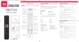 One For All URC7125 Evolve 2 Way Universal Remote Control User manual