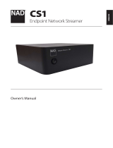 NAD CS1 Endpoint Network Streamer User guide