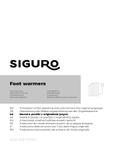 SIGURO SGR-EB-R150Y Foot Warmers User manual