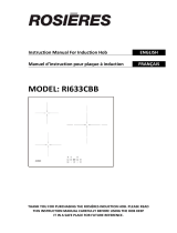 ROSIERES RI633CBB User manual