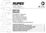 Rupes BA215S Mini Angle Grinder User manual