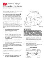 Federal Signal 141ST Electraflash® Strobe Warning Light User manual