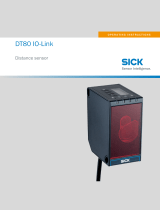 SICK DT80 IO-Link - Distance sensor Operating instructions