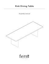 ferm LIVING Rink Table Assembly Manual