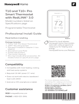 Honeywell Home THX321WFS2001W Installation guide