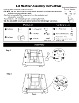 ProLounger A156813 Operating instructions