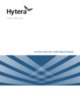 Hytera HP6 8X Digital Portable Radio User manual