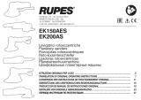 Rupes EK150AES Planetary Sanders User manual