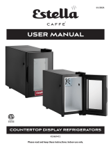 Estella 236EMC1 Countertop Display Refrigerator User manual
