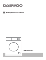 Daewoo WM710T0WU0ES Washing Machine User manual
