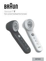 Braun Sensian 7 BNT400 NNon Contact Forehead Thermometer User manual