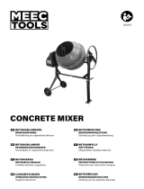 Meec tools 024341 Concrete Mixer User manual