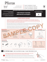 Pfister Verve R89-VRVB Specification and Owner Manual