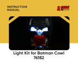 Game Of Bricks76182 Light Kit for Batman Cowl