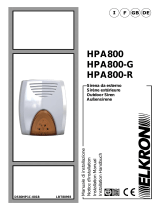 Elkron HPA800 Installation guide