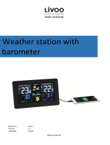 Livoo SL253 Weather Station User manual